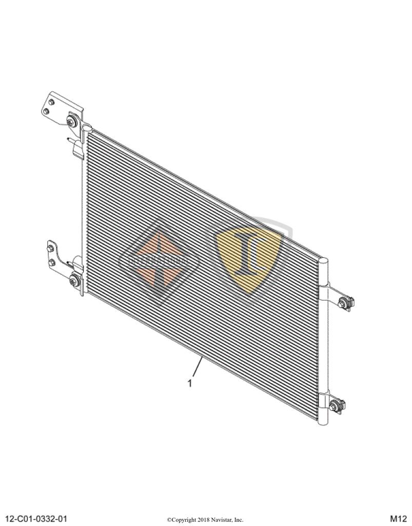 2604851C92, Navistar International, CONDENSER, A/C - part number 2604851C92