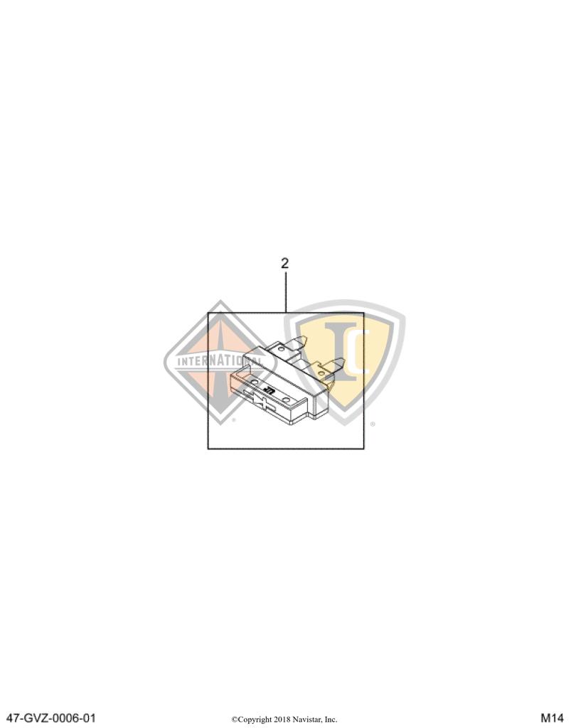 452832001, Navistar International, RECTIFIER, DIODE - part number 452832001