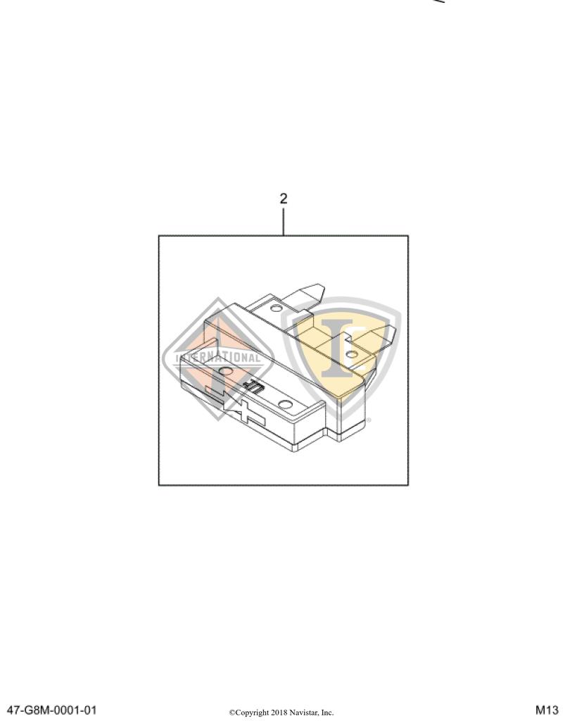 452832001, Navistar International, RECTIFIER, DIODE - part number 452832001