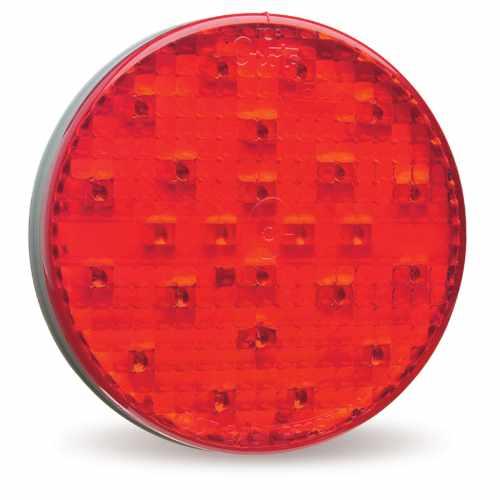 77352, Grote Industries Co., RED STROBE, 4"ROUND - 77352