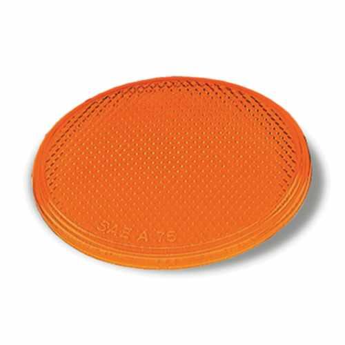 40053, Grote Industries Co., REFLECTOR, AMBER ROUND - 40053