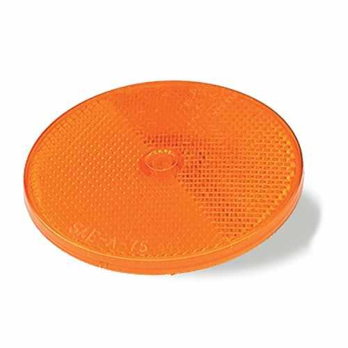 41013, Grote Industries Co., REFLECTOR, AMBER ROUND - 41013
