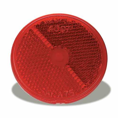 40072, Grote Industries Co., REFLECTOR, RED ROUND - 40072