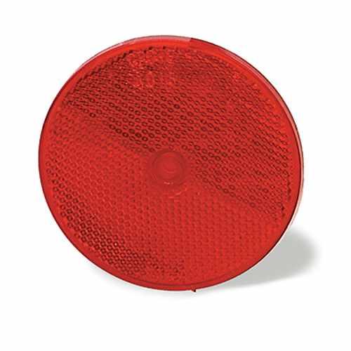 41012, Grote Industries Co., REFLECTOR, RED ROUND - 41012