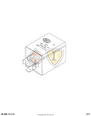 1678120C1, Navistar International, RELAY - part number 1678120C1