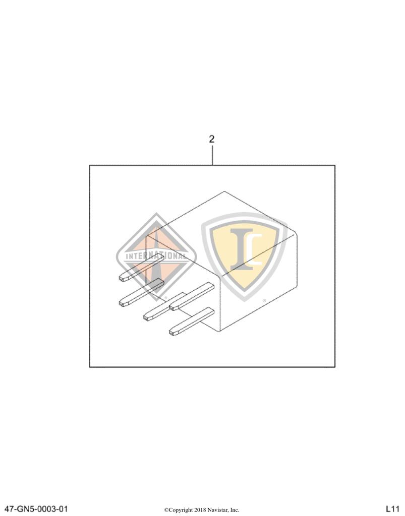3519350C1, Navistar International, RELAY - part number 3519350C1