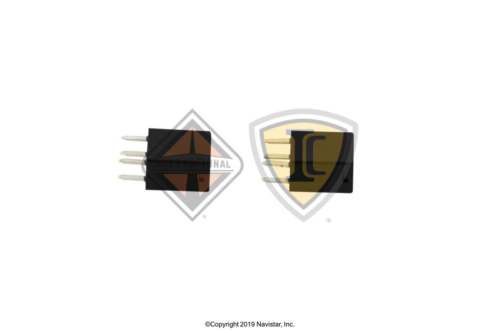 3600329C1, Navistar International, RELAY, GEN CONTROL, 4PIN MICRO - part number 3600329C1