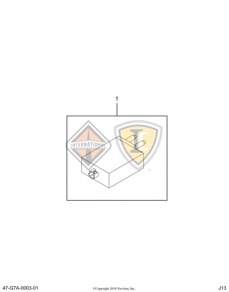 3536072C2, Navistar International, RELAY, GENERATOR CONTROL ISO HIGH CURRENT - part number 3536072C2
