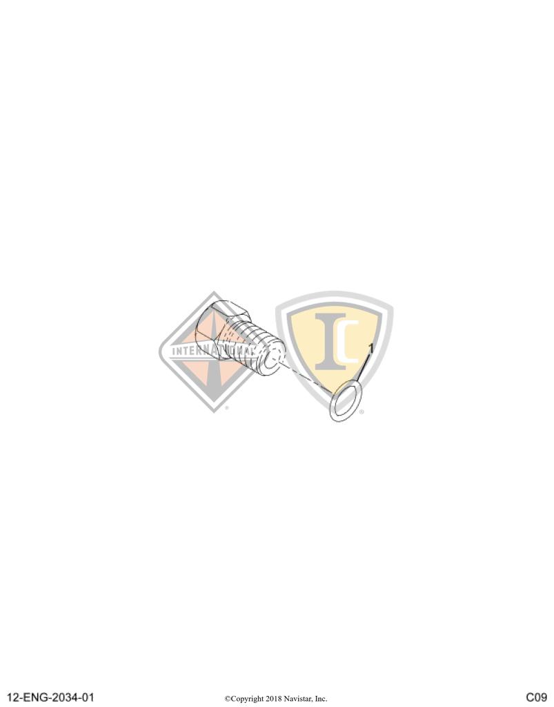 1842011C1, Navistar International, O-RING #903 .301" X .365" - part number 1842011C1