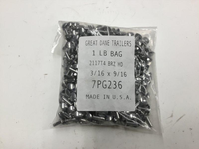 RVT6-225, Aurora Fasteners, RIVET, ALUM BRAZIER HEAD - RVT6-225