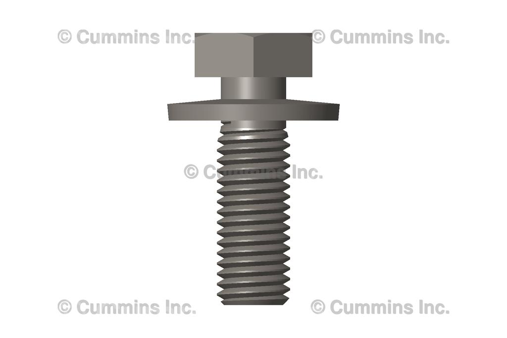 3819448, Cummins, SCREW,CAPTIVE WASHER CAP - 3819448