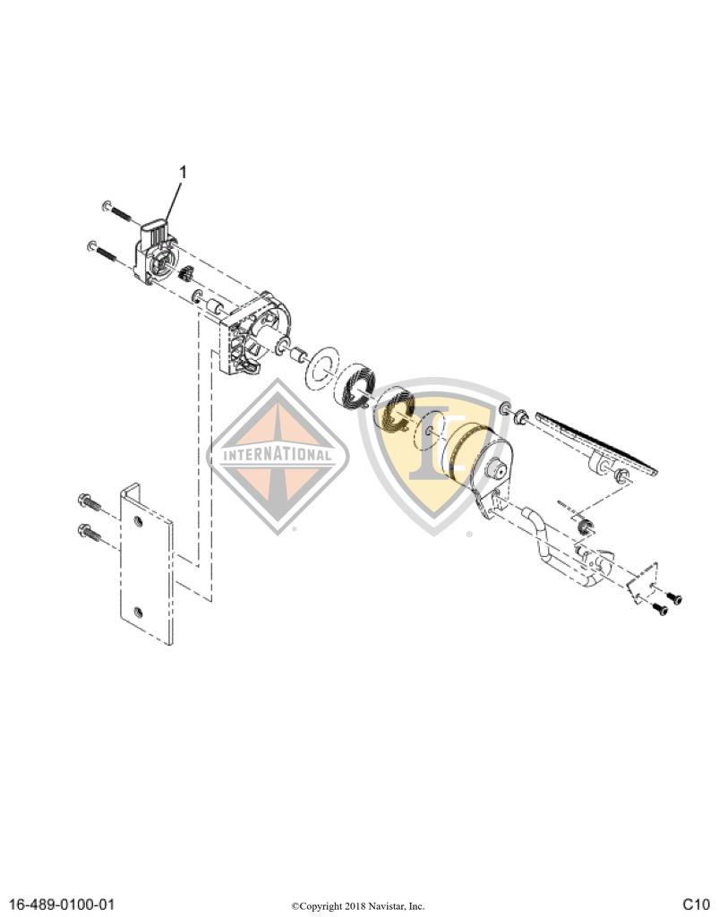 2607117C91, Navistar International, SENSOR, ACCEL. PEDAL KIT - part number 2607117C91