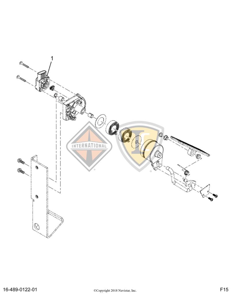 2603893C91, Navistar International, SENSOR KIT, THROTTLE POSITION, NAVISTAR ENGINE - part number 2603893C91