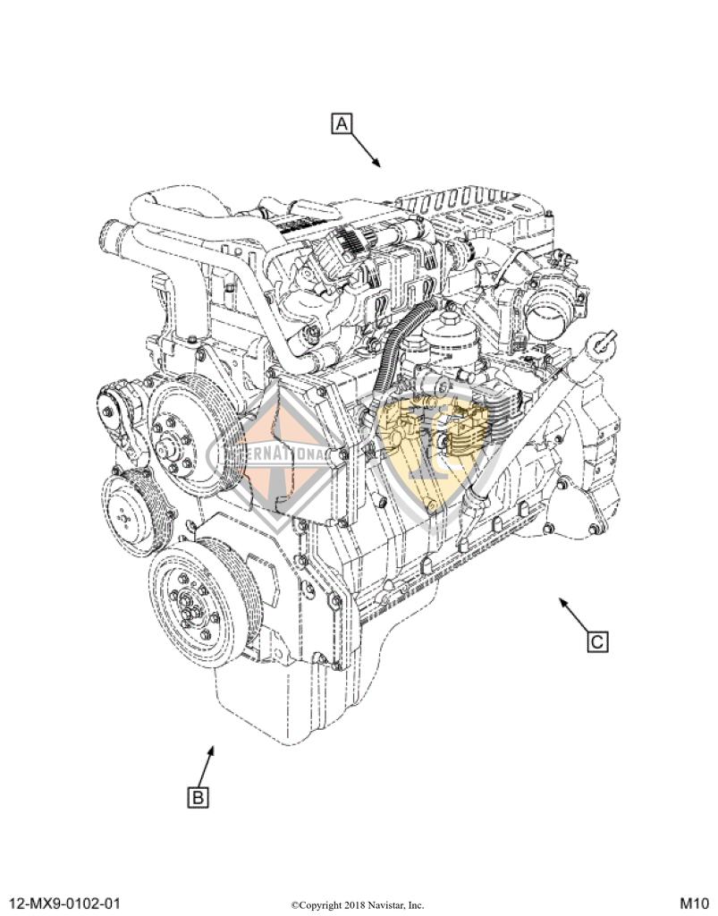 1875838C91, Navistar International, SENSOR ASSY, INTK MAN AIR TMP - part number 1875838C91