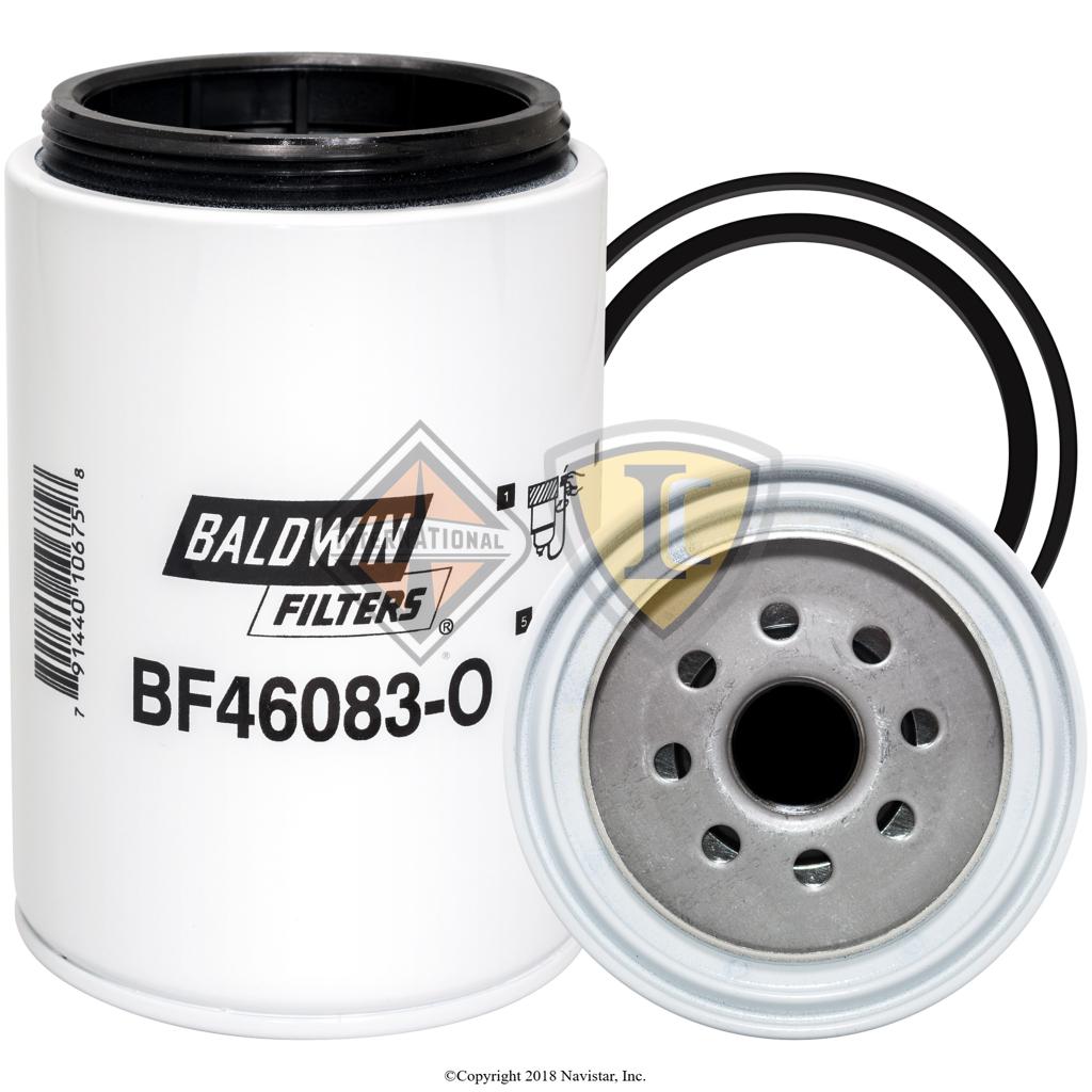 BALBF46083O, Baldwin Filters, FUEL FILTER, FUEL/WATER SEPARATOR, W/OPEN END FOR BOWL - BALBF46083O