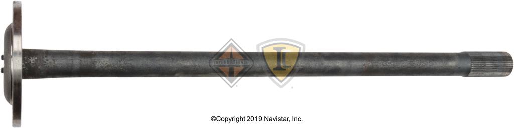 DS128514, Eaton Differential Parts, SHAFT, REAR DRIVE AXLE, SINGLE REDUCTION, 1.87 OD, 38.130 SPLINE LENGTH, 4 FLANGE LENGTH - part number DS128514