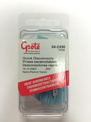 84-2430, Grote Industries Co., SHRINK MALE DISCONNECT, 16-1 - 84-2430