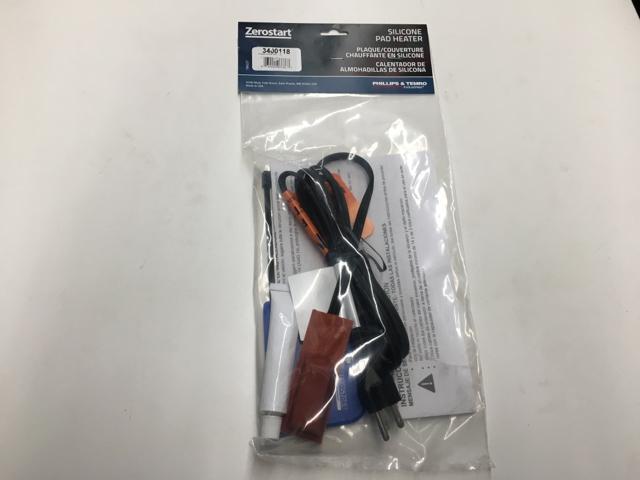 ZBL3400118, Temro Cold Weather Products, SILICONE PAD, ADHESIVE- 50W, 120V, 1-1/4" 3CM X 3-1/2" 9CM CSA/CE - part number ZBL3400118