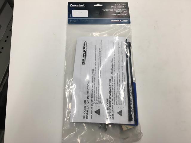 ZBL3400118, Temro Cold Weather Products, SILICONE PAD, ADHESIVE- 50W, 120V, 1-1/4" 3CM X 3-1/2" 9CM CSA/CE - part number ZBL3400118