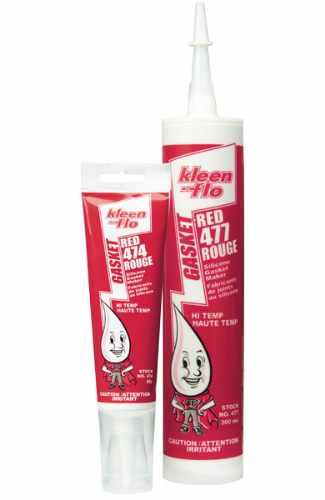 474, Kleen-Flo Industries Ltd., SILICONE RED, 85 G - 474