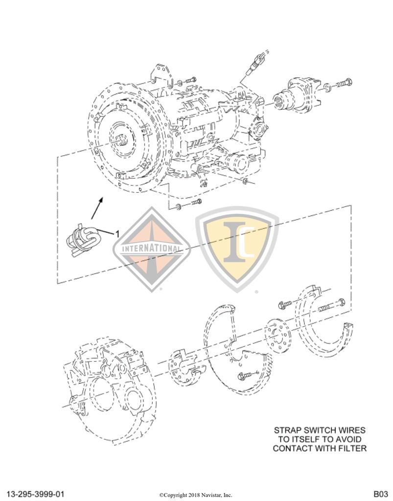 471300C1, Navistar International, SWITCH - part number 471300C1