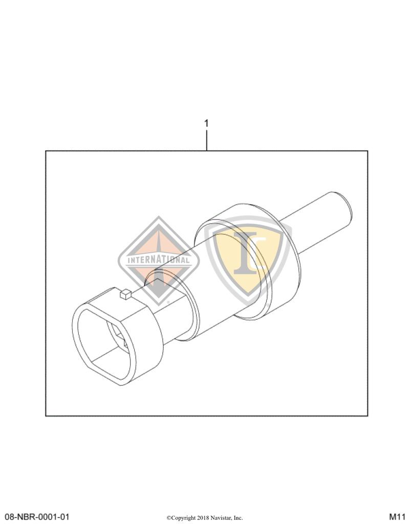 2035008C1, Navistar International, SWITCH, AIR PRESSURE - part number 2035008C1