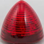 Fleetrite Clearance/Marker Light, 2" Red, Beehive, 9 LED