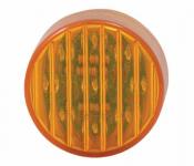 2 ROUND AMBER LED 9 DIODES