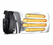 2X6 CLR AMBR TRAILER LED