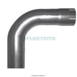 FLT89106A, Fleetrite, ELBOW, PIPE, EXHAUST, 4 IN. X 18 IN, 90-DEG, ALUMINIZED - FLT89106A