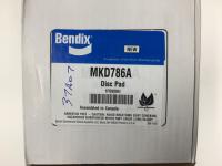 BXMKD786, Bendix, PAD, BRAKE, BLUE BOX, ABUTMENT KIT INCLUDED, HARDWARE KIT NOT REQ, CHAMFER INCLUDED, SLOT INCLUDED, TITANIUM NOT REQ, MATERIAL TYPE SEMI-METALLIC - BXMKD786