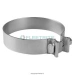 FLTEC50AF, Fleetrite, CLAMP, BAND, EXHAUST, 5 IN. HD, PREFORMED, ALUM, NARROW - FLTEC50AF