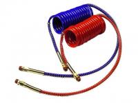 COILED AIR SET 15'40 RED/BL