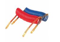 COILED AIRLINE, RED/BLUE 15'