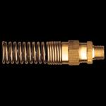 COUPLER W/SPRING 3/8H-3/8P