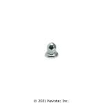 ACC17801, Chromecraft, COVER, LUGNUT, 33MM BULLET-STYLE, W/ FLANGE, SS, BOX OF 500 - ACC17801