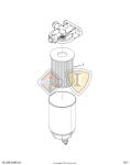 FUEL FILTER, ELEMENT, 40 MICRON