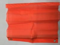 FLAG W/GROMMETS ORANGE 18IN