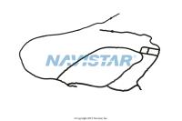 1841016C1, Navistar International, GASKET REAR HALF FRONT OIL COVER - 1841016C1