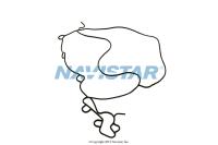 1842909C1, Navistar International, Uncategorized, GASKET, FRONT COVER - 1842909C1
