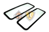 GLASS, WNDW RR UNPRMD W/TABS