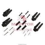 R810021, Meritor - Brake Shoes & Pads, CLEVIS KIT, SLACK ADJUSTER, BRAKE, TYPE STRAIGHT, PUSH ROD 5/8-18, INCLUDES LIGHTWEIGHT CLEVIS, PINS AND CLIPS FOR LONG STROKE TYPE 20, 24, 30 AND 36  - R810021