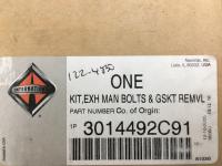 3014492C91, Navistar International, KIT EXH MANIF BOLTS & GASKET - 3014492C91