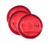 LAMP, LED 2"ROUND RED