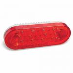 LAMP, LED OVAL RED
