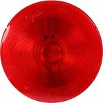 LAMP, MALE PIN 4"ROUND RED