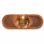 LAMP, OVAL AMBER