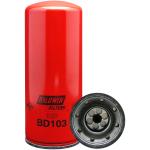BALBD103, Baldwin Filters, Filters, OIL FILTER, DUAL-FLOW, SPIN-ON, THREAD 2-1/4-12 OD, 4-21/32 (118.3) LEN, 11-13/32 (289.7) - BALBD103