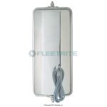 FLTMIR4022, Fleetrite, MIRROR, WEST COAST, 7 IN. X 16 IN. OEM-STYLE, HEATED, STAINLESS - FLTMIR4022