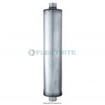 MUFFLER, TYPE 1 ROUND, 4.0 IN. INLET, 5.0 IN. OUTLET, 44.5 IN. BODY LENGTH (IN)